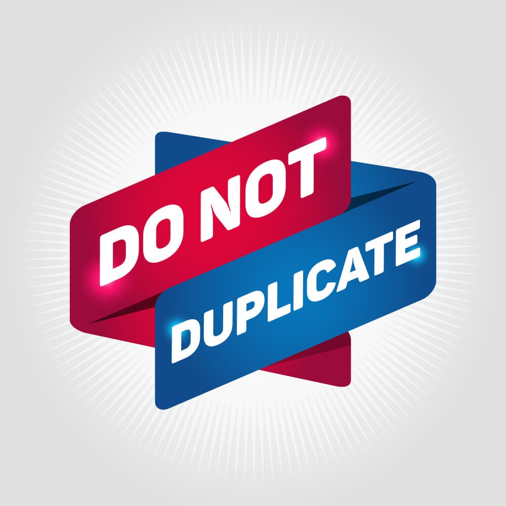 Vermeiden Sie "Duplicate Content"