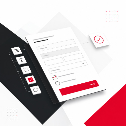 Website Formular auf dem iPad